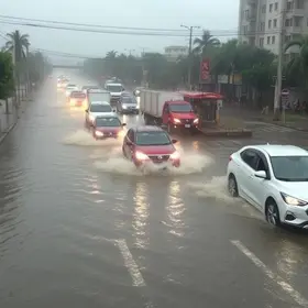 chuva forte em Fortaleza