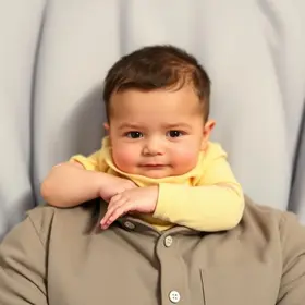 pai de bebê de 10 meses