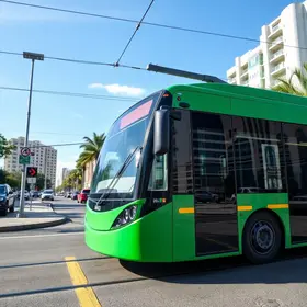 novo modelo de ônibus automático