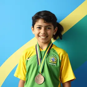 estudante da rede municipal