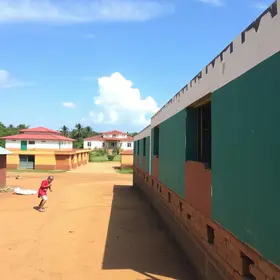 melhorias estruturais em escola